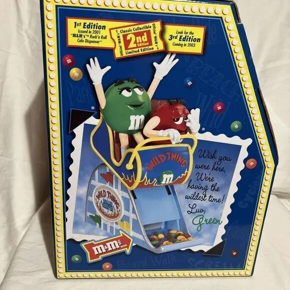 M&M's Wild Thing Roller Coaster Candy Dispenser Brand New In Box Limited Edition - Picture 6 of 13